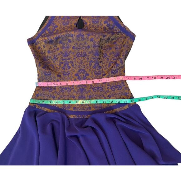 Women’s Curtain Call Ballet Ice Skating Leotard Dress Dance Costume Size 8 - Picture 8 of 9